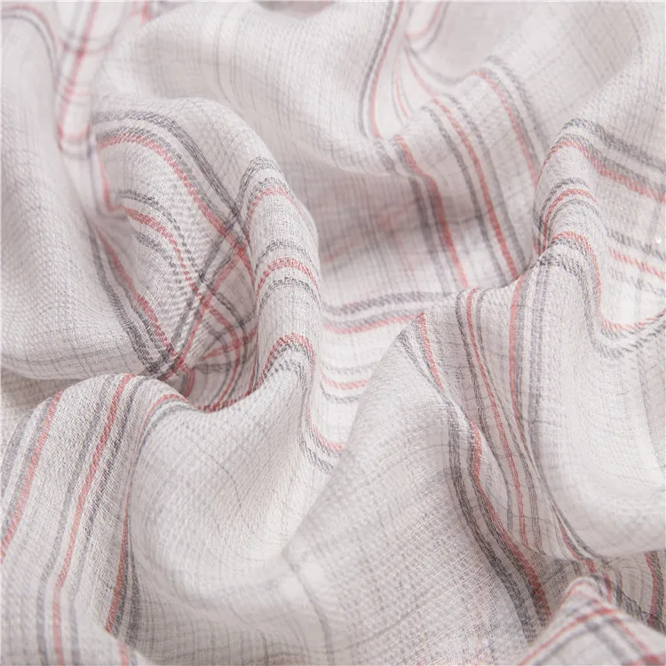 Custom logo women winter new long cashmere scarf plaid pashmina hijab blanket shawl scarf