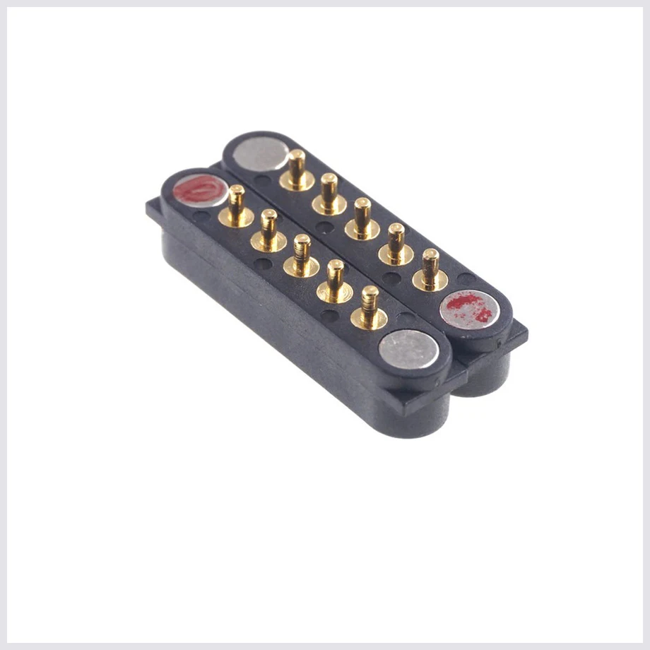 Quality Assurance 2.54mm Pitch Strong Magnetic Connector Male and Female Magnetic 5 Pin Pogo Pin Connector