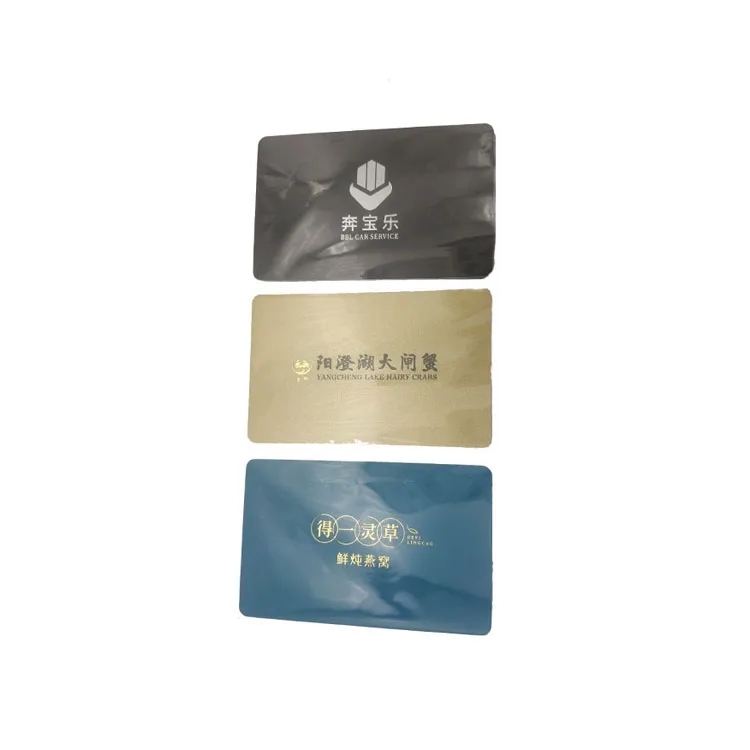Custom logo card rfid nfc free gift cards with printing  factory  customized for running numbers RIFD pvc card