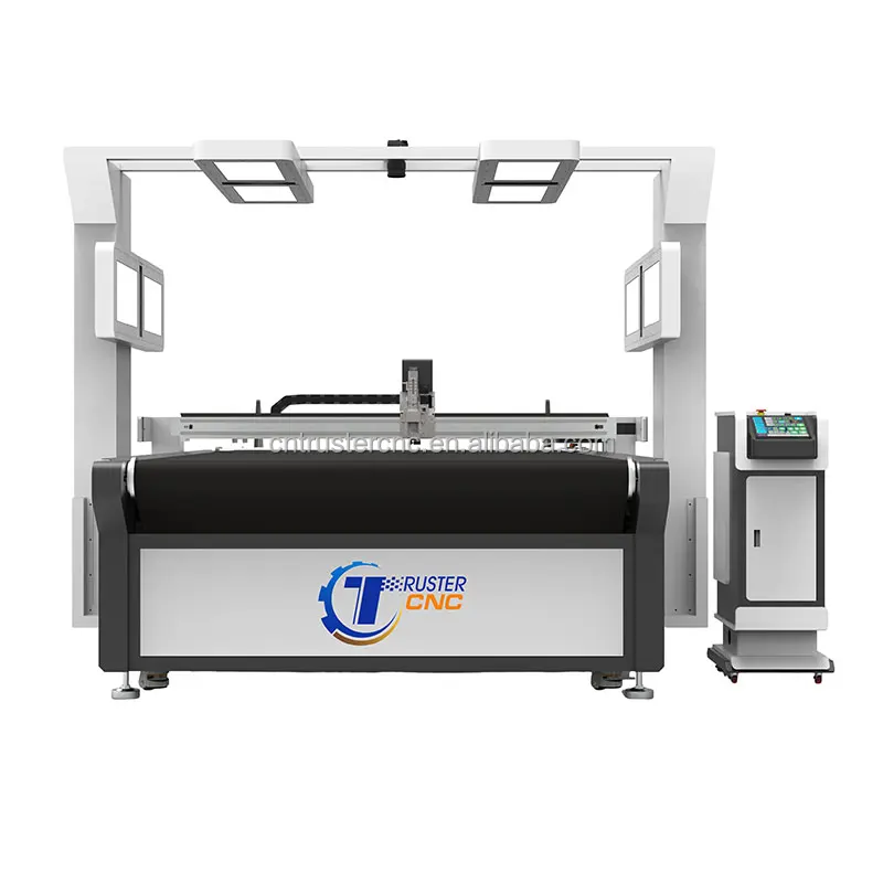 Good working CNC oscillating knife cutting machine  leather cutting machine 1625  for imitation leather cowhide
