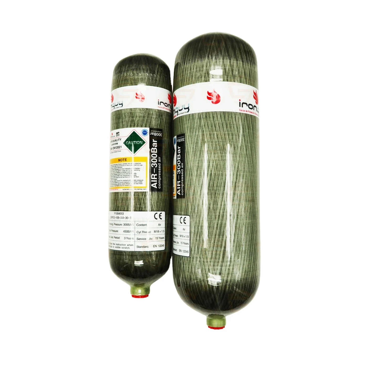 CE Hot Sell 3L Aramid backplat Carbon fiber fire fighting equipment self-contained breathing apparatus SCBA