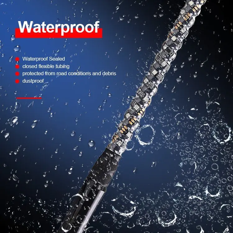 4ft Led light auto lighting systems finishing touch lumina sequential synth ns-atmosphere LED whip for rzr polaris ATV UTV