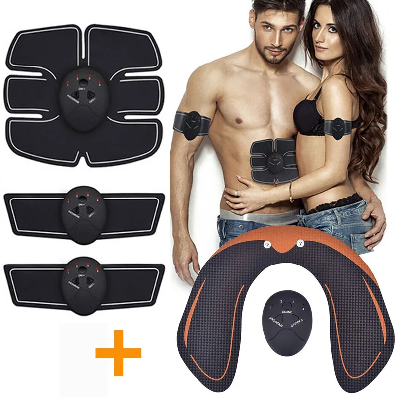 
Abdominal Exerciser Muscle Stimulator Body Slimming Shaper Machine Workout Training Vibration Fitness Abdominal Muscle Trainer 