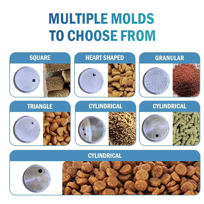 Animal Floating Fish Feed Pellet Mill Extruder Making Machine Chinese Factory Floating Fish Feed Extruder