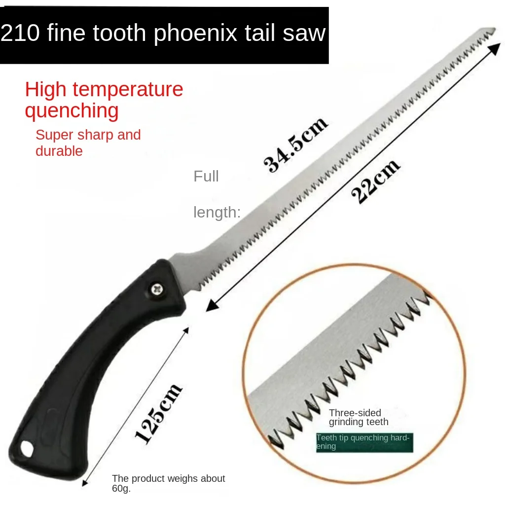 SK5 Steel Fine-toothed Mini Saw Handheld Woodworking saw Multifunctional small saw removable