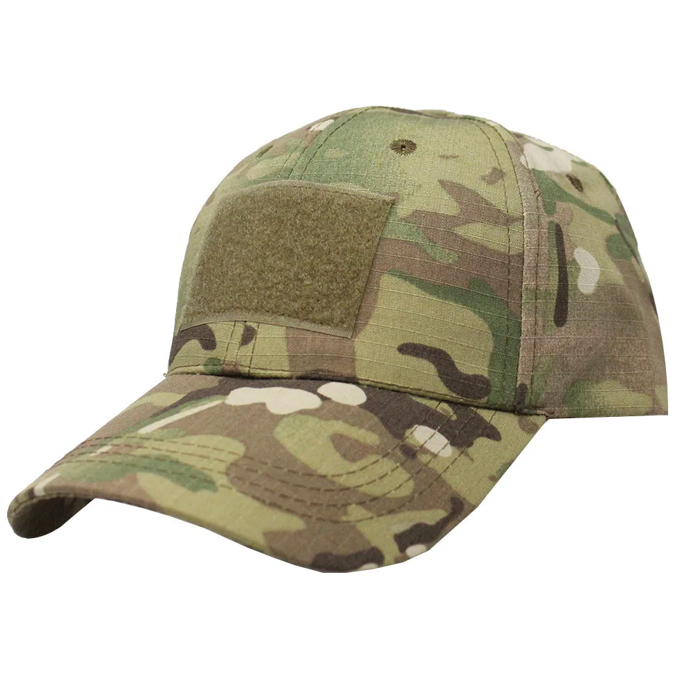 Outdoor Camouflage Tactical Hat Four Seasons Shade Mountaineering Cap Velcro Baseball Cap