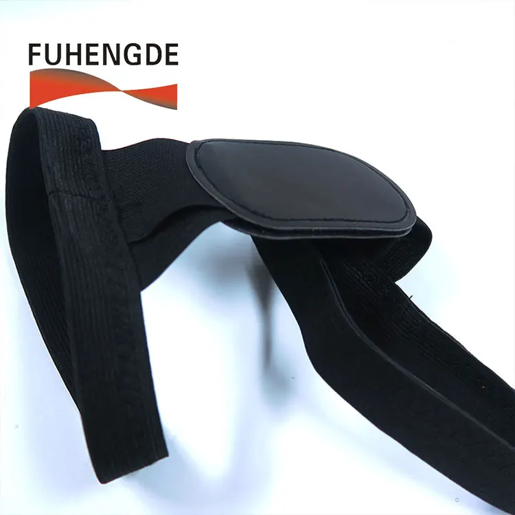 Latest Design Portable High Elasticity Posture Corrector Back Brace Strap In White Black