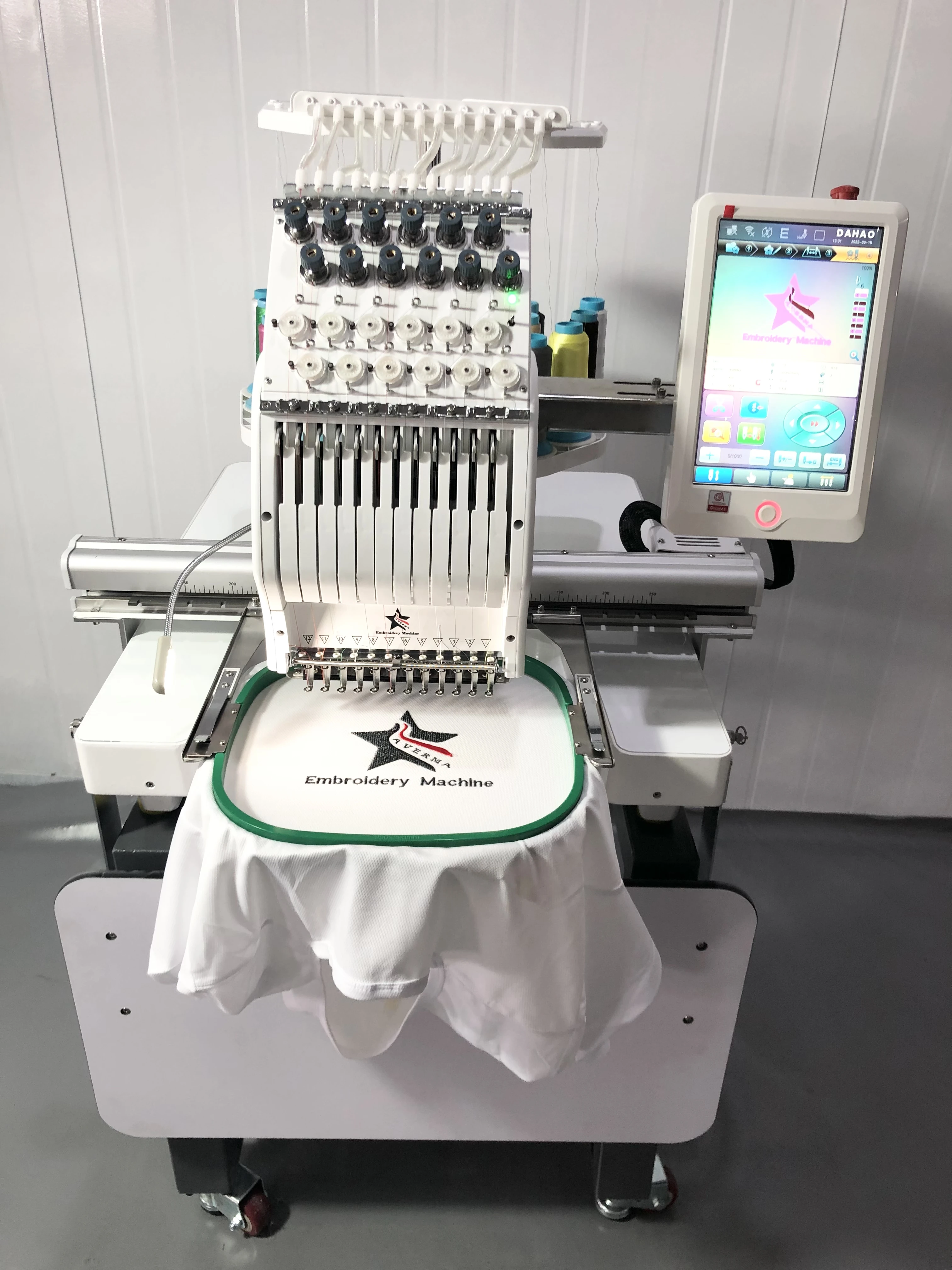 Big sale!latest computerized embroidery machines high quality speed single head lifetime services  EM-1010/TC-1501/SWD