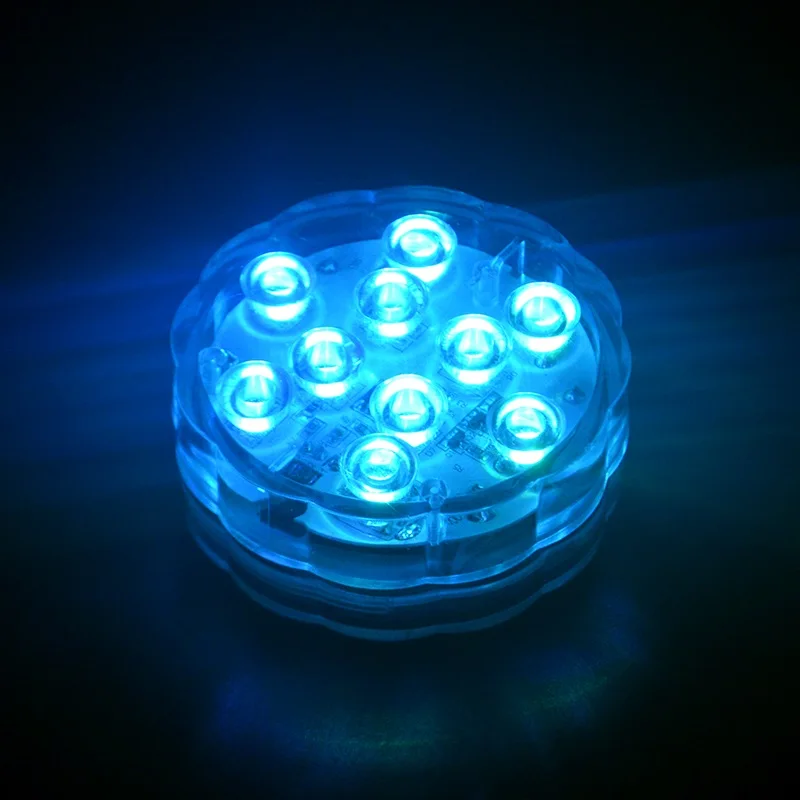 RGB Submersible LED Disco Light Glow Show Swimming Pool Hot Tub Spa Lamp Bath Light