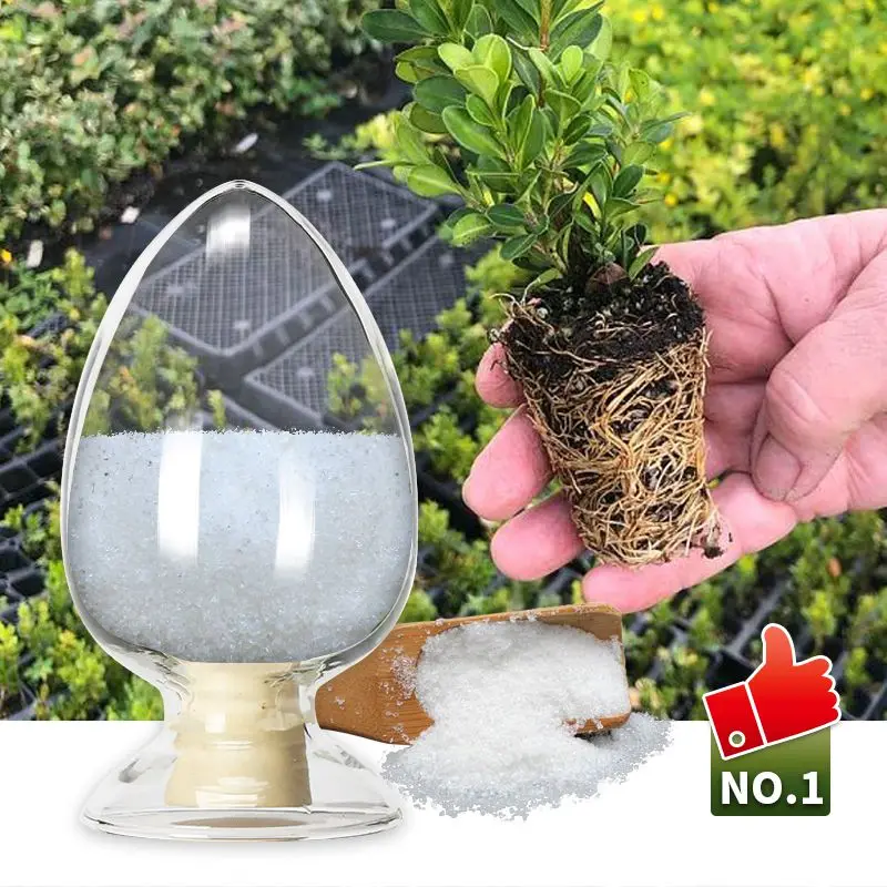 Chinese Manufacturer Delivery Super Absorbent Polymer ISO MSDS Qualification Potassium Polyacrylate For Agriculture