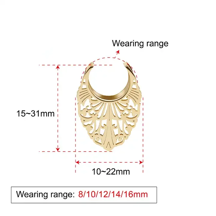 Screw Ear Gauges Flesh Tunnels Plug Punk Acrylic Ear Taper Expander Gauges Kit Ear Expander Earring