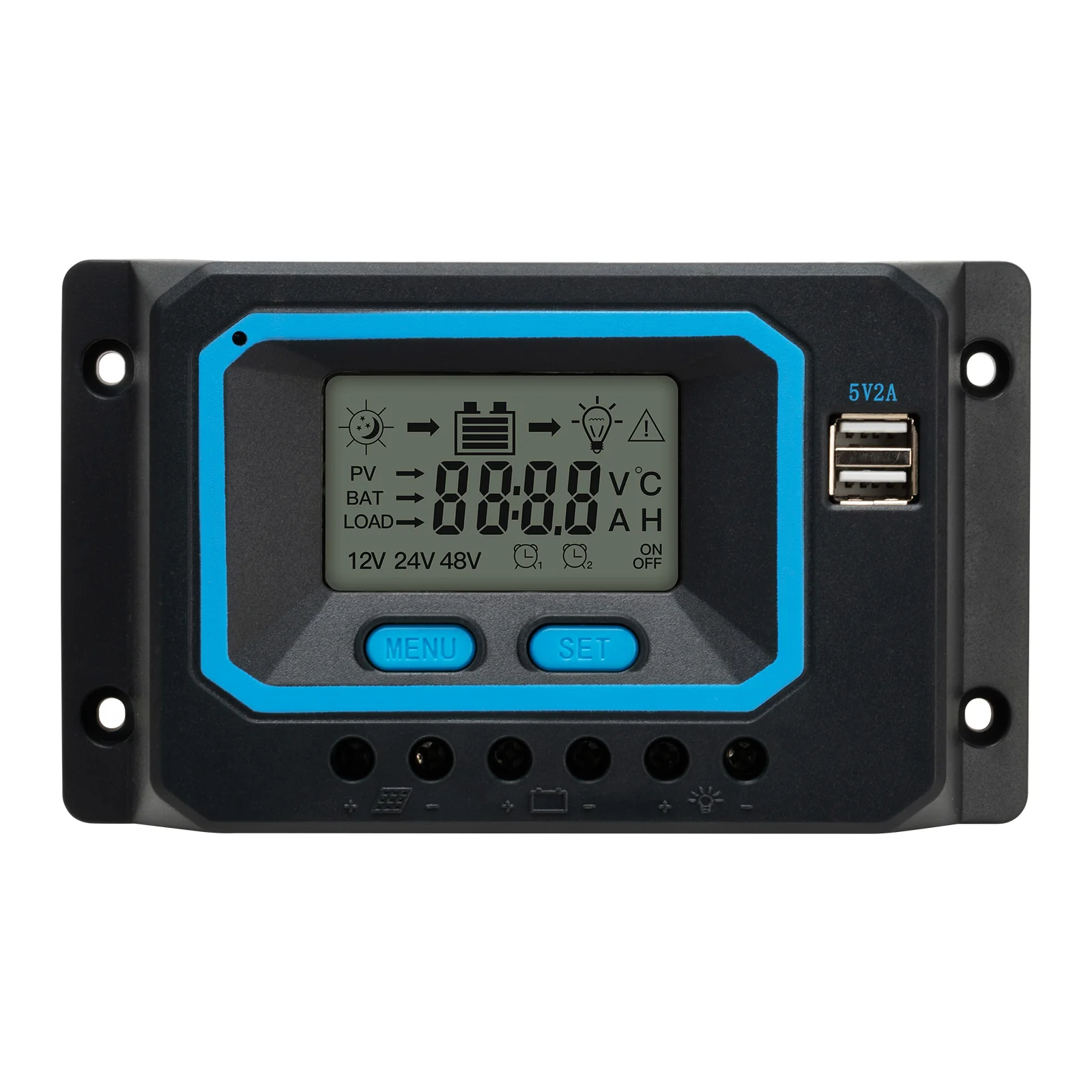 Langy Intelligent Solar Charge Controller Panel Battery Regulator  PWM Solar Charge Controller