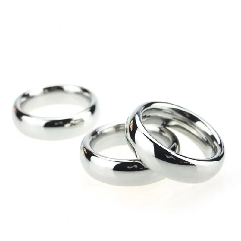 2020 Adult Sex Products Metal Stainless Steel Penis Ring Glans Ring Weighted Cock Ring