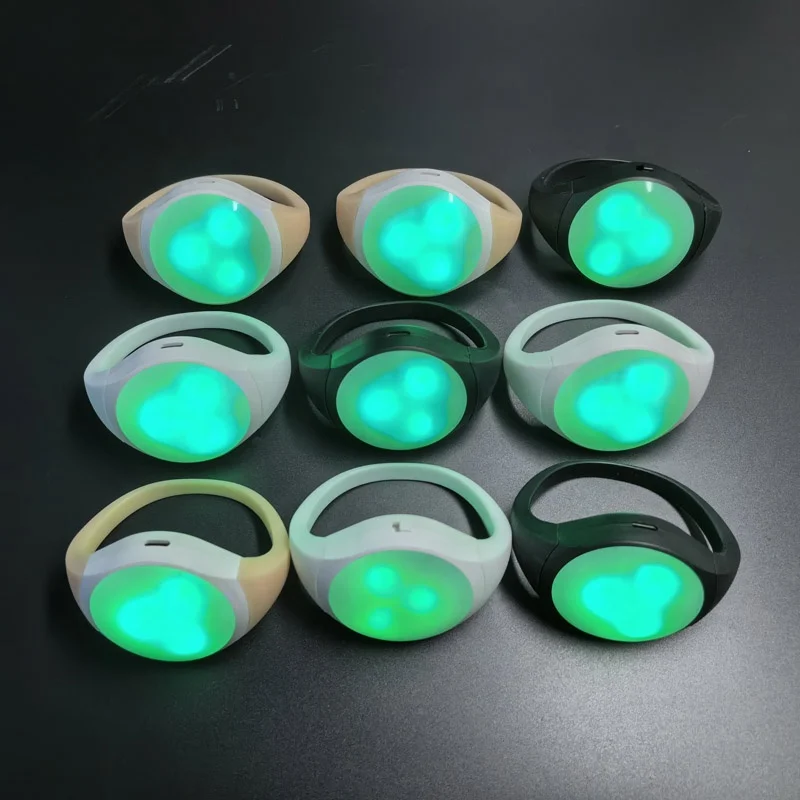 event led bracelet control dmx wifi controller rgb led bracelet personalized led music controller bracelets
