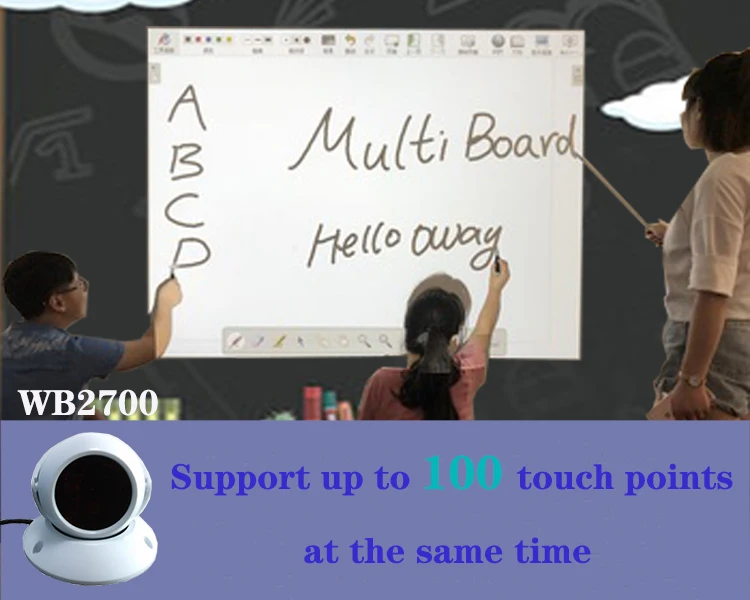 Portable Digital Board, Interactive White Board For Video Games,Smart Board Projection Screen For Indoor Kids Play