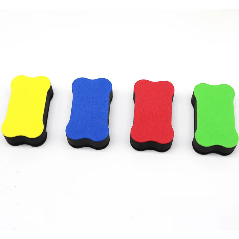 Magnetic small bone white EVA felt chalk children clean blackboard