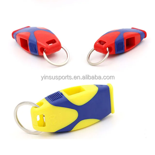 High quality Emergency Survival rescue Fox sharx Whistles basketball football Referee Soccer plastic Whistle