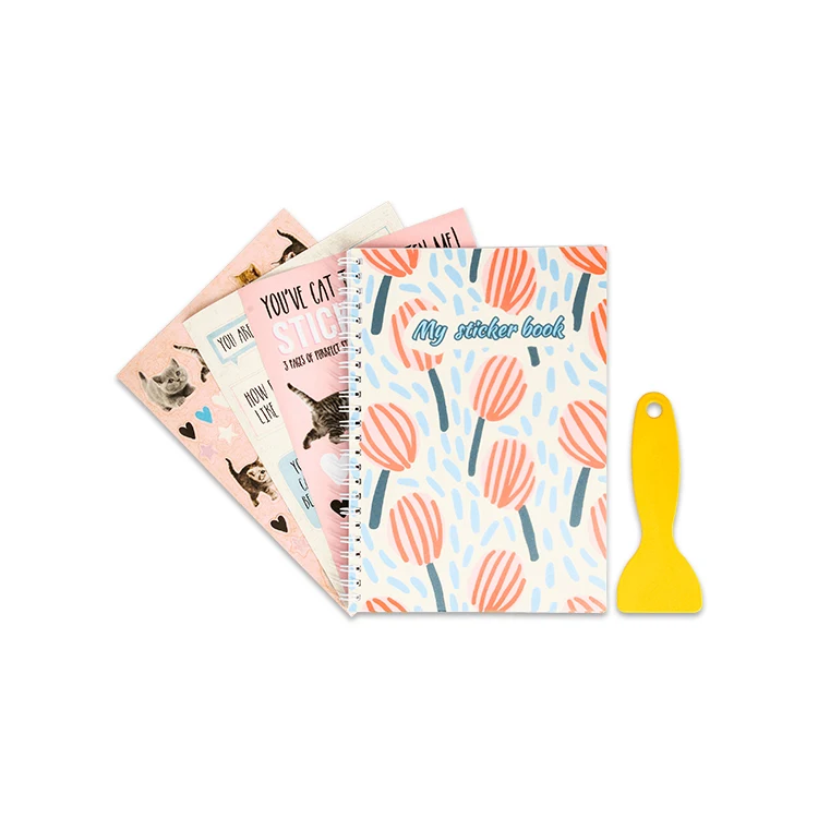 A5 A4 album reusable sticker collecting album pages double sided release paper blank pages for sticker book collecting albums