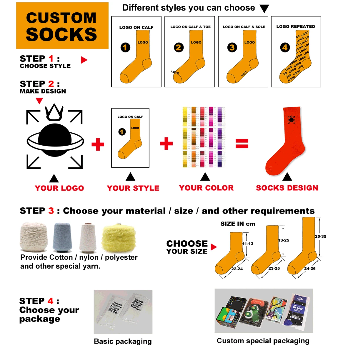Unisex crew OEM personalized design your own customized socks sox custom logo socks