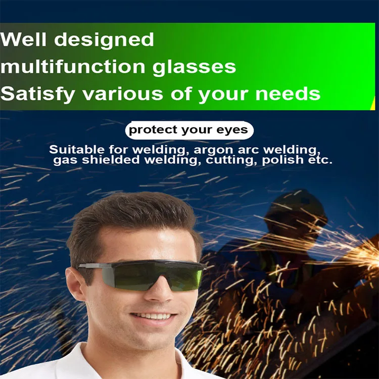 multi-functional  large view splash-proof  safety goggles welding working safety glasses