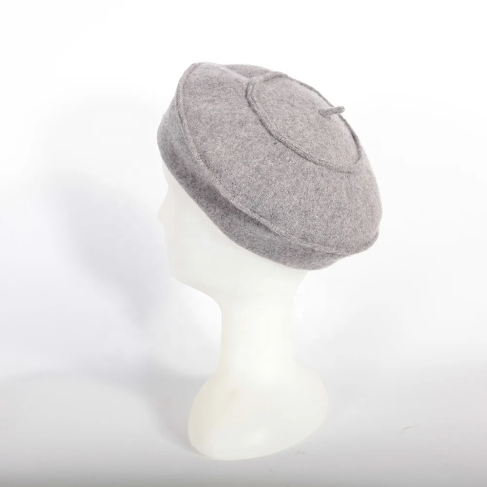 
Wholesale high quality wool beret hat for women & with wool terry yarn in several colors in stock 