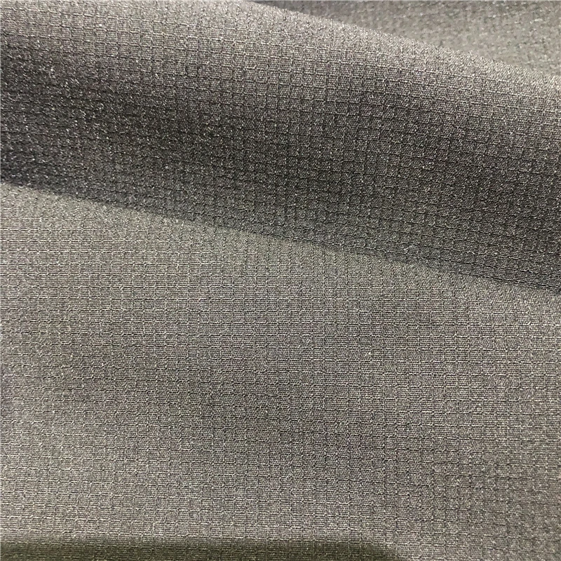 75*150D woven polyester spandex plaid stretch fabric for sportswear 4-way-stretch fabric