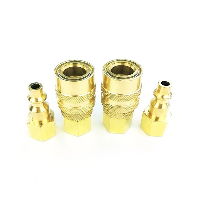
Hot sale USA American type M02-SF-02B Milton style brass air hose quick release connector coupler pneumatic quick coupling 