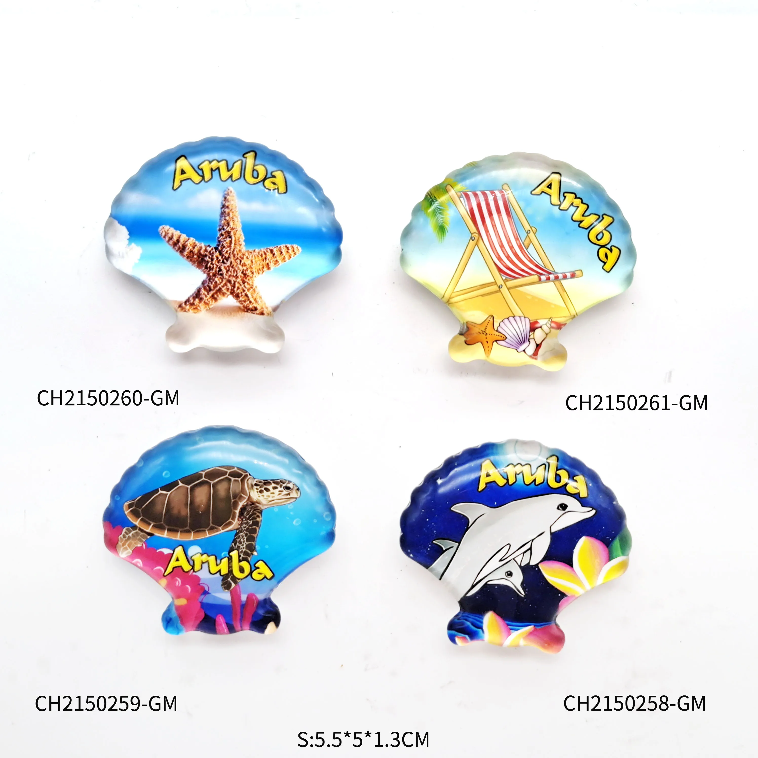 Tourist souvenirs U.S.A. Florida Miami Destin magnet glass fridge magnet customized dome fridge magnet