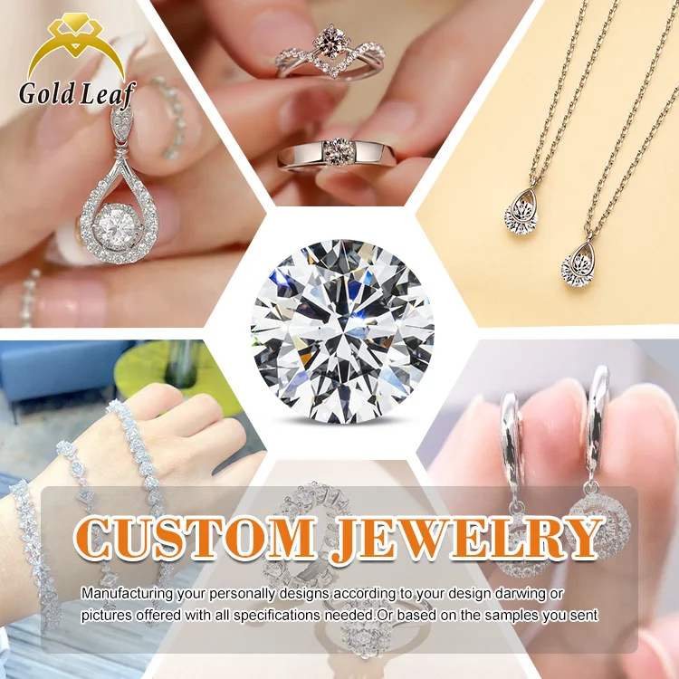 Goldleaf 100% Natural Loose Diamond Stone GH Color SI VS Clarity 0.6-1.2mm Melee Real Diamond for Diamond Jewelry