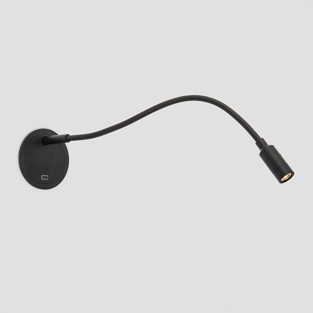 VJC USB port  On/Off switch on head Quiet goose  IP21 3W Reading Light