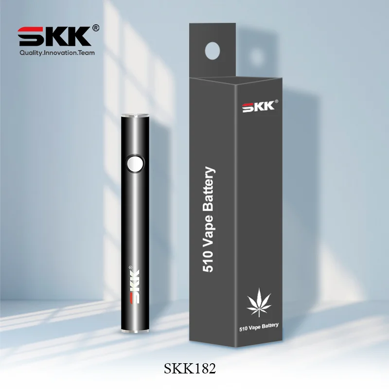  SKK182 Free sample Custom printed vaporizer pen Cbd 510 Threading Battery