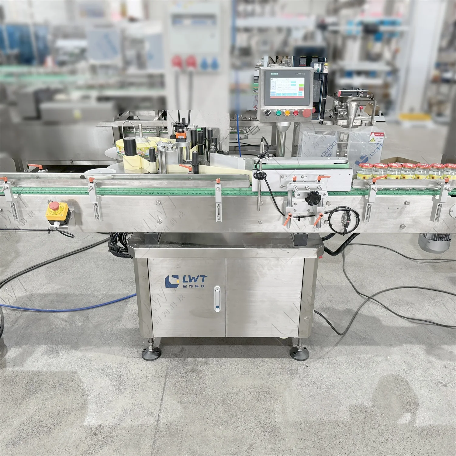 50ml 100ml 200ml Paste Mayonnaise Sauce  Full Automatic Filling Production Line Capping Labeling Machine