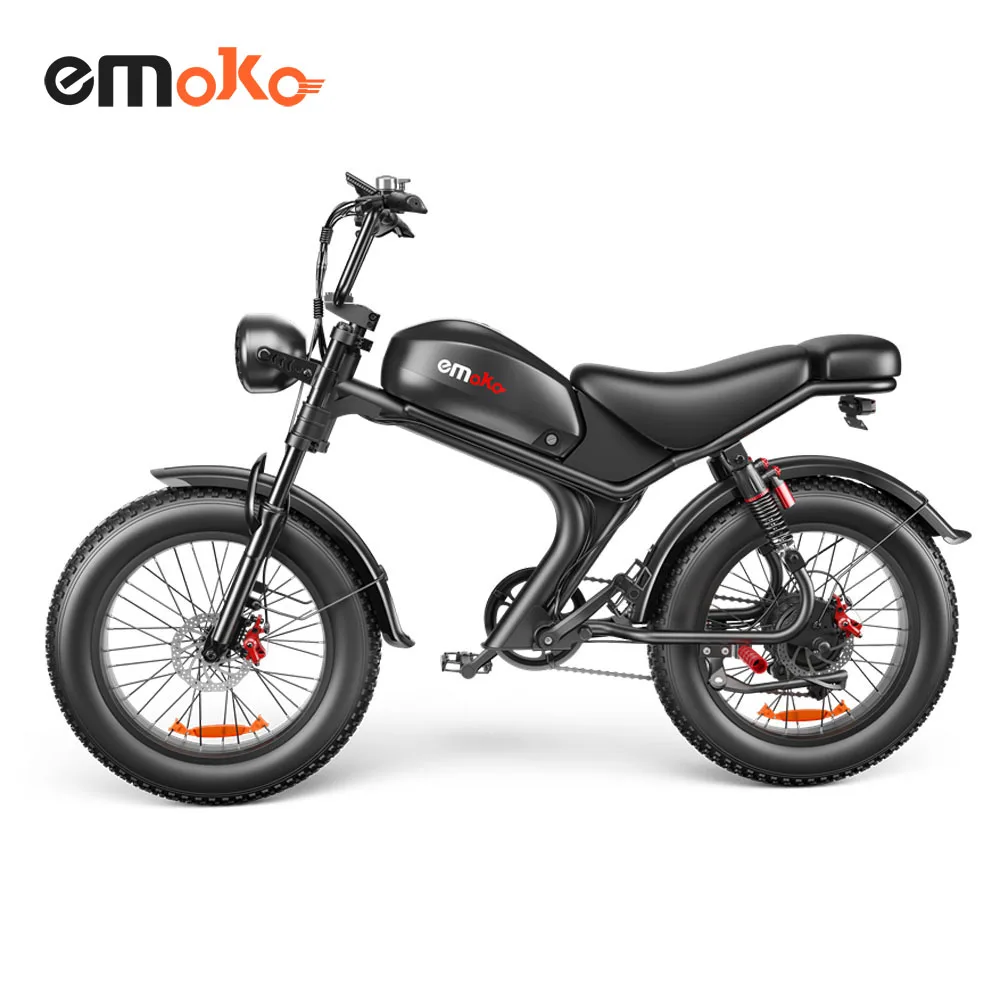 Wholesale Emoko C93 48V 1000w fat tire ebike wheels high power speed long range mobility manufacturer dirt adult electric bike