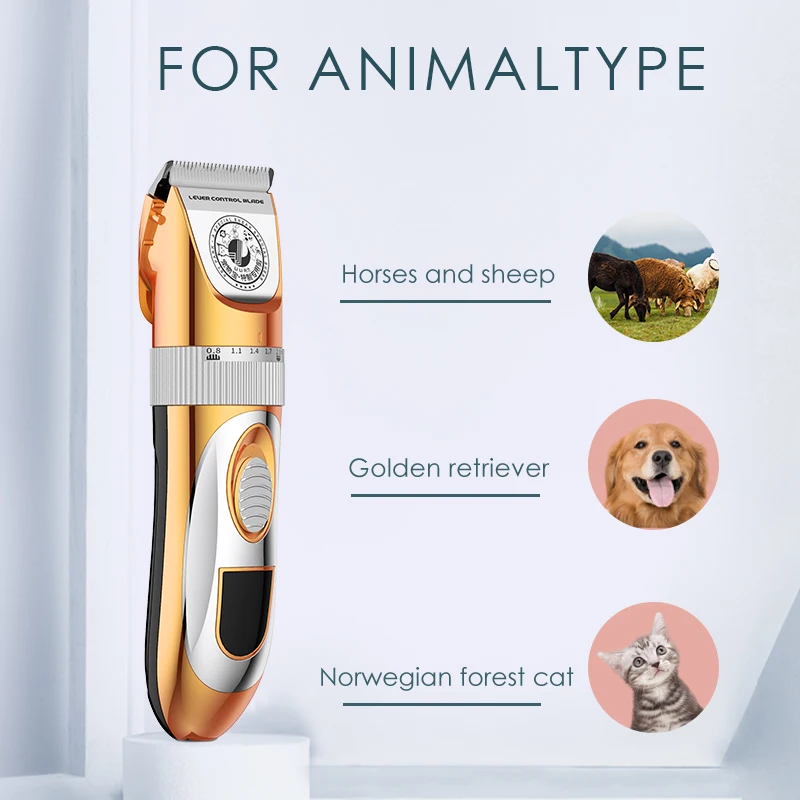 Professional high-power corded electric pet clipper pet shaver beauty instrument pet supplies dog cat