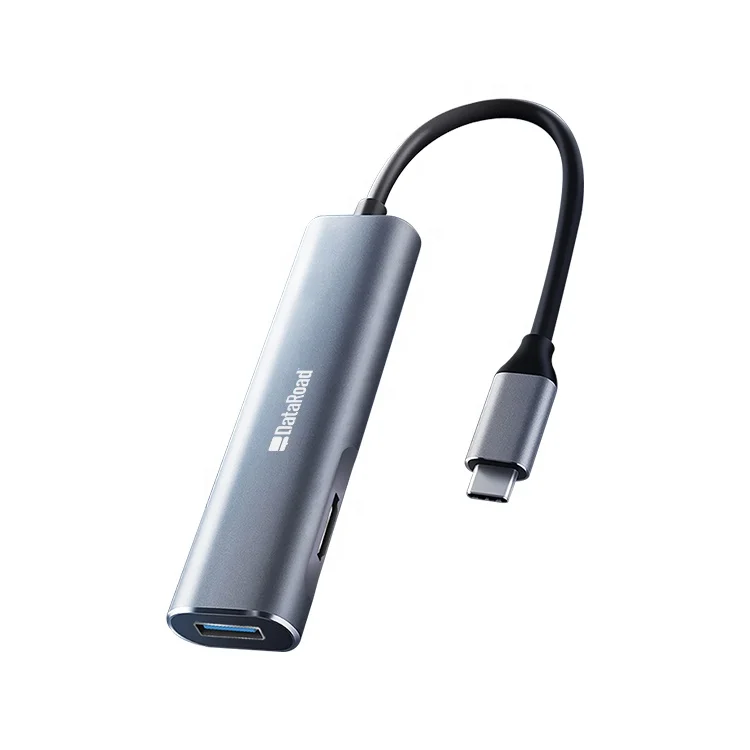 
DataRoad 2020 T108 type c 4 port usb hub usb 3.0 TF SD card reader for laptop macbook 
