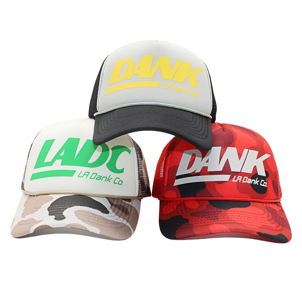 5 Panel Foam Sports Trucker Caps Screen Printed Logo Trucker Hats Custom Printing