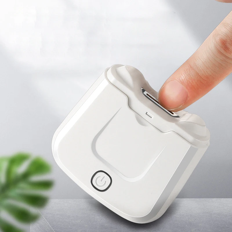 Amazon USB Rechargeable Safety electric nail clippers Low Noise Baby Nail Clipper File Nail Trimmer Fingernail Trimmer for adult