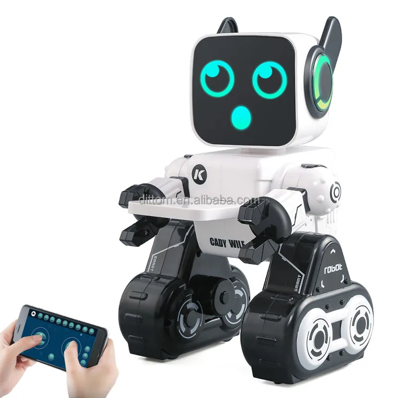 Cady Wile 2.4G&APP Rc Intellect Robo-Advisor Robot Multi-Function Voice Activated Interactive Robot Toys