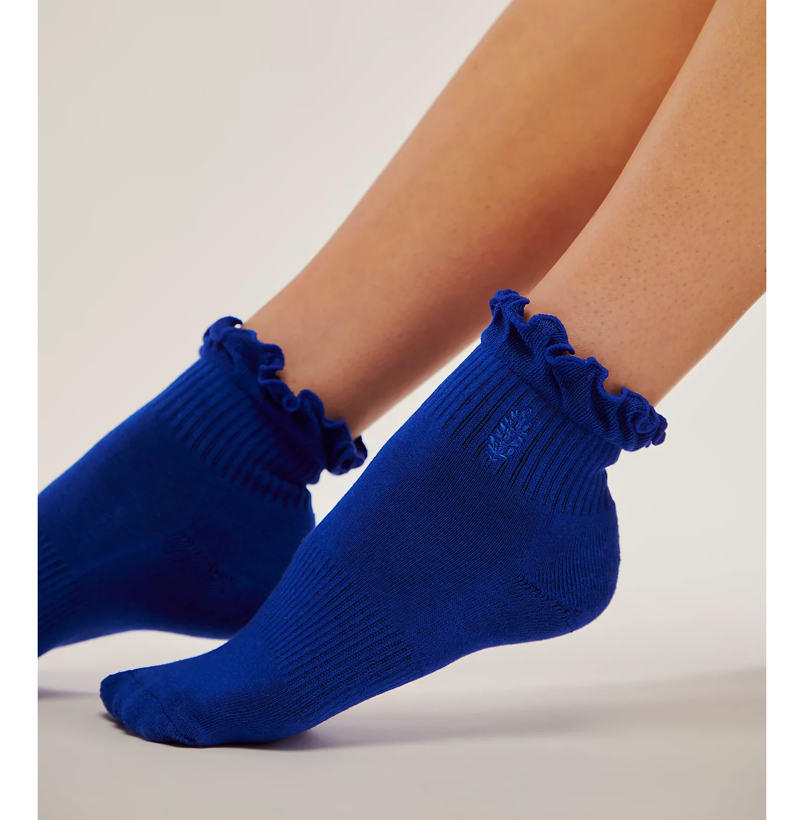 Custom Logo Embroidery Cotton Girls Pilates Grip Neon Green Colorful Ruffle Yoga Socks