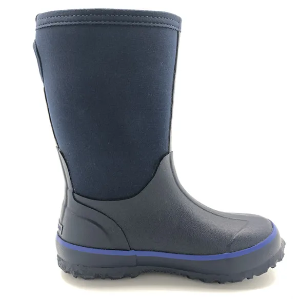 Детские 100% водонепроницаемые резиновые сапоги с неопреновой подкладкой