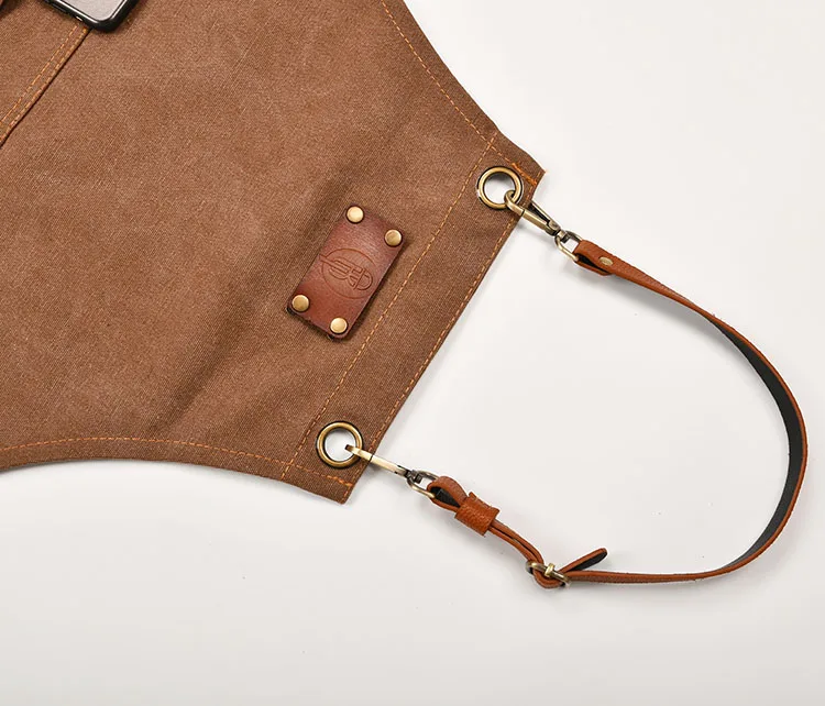 Adjustable Bib Apron for Women Men Chef Kitchen Cooking Aprons Custom Sublimation Printing Custom Size Custom Color All-season