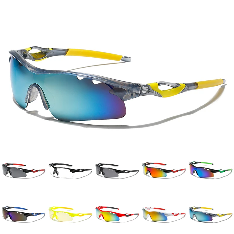 Wholesale Unisex Windproof Sports Glasses Bicycle Mountain Bike Sun Glasses Riding Cycling Goggles Sunglasses For Men