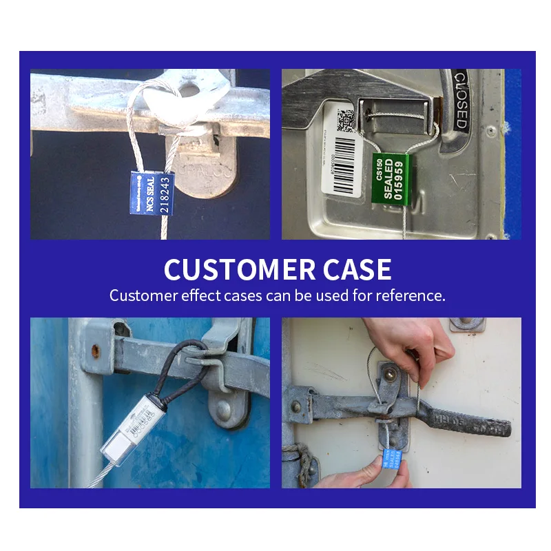 JCCS003  aluminum alloy steel wire cable sealing wire shhexagonal cable locks security seals