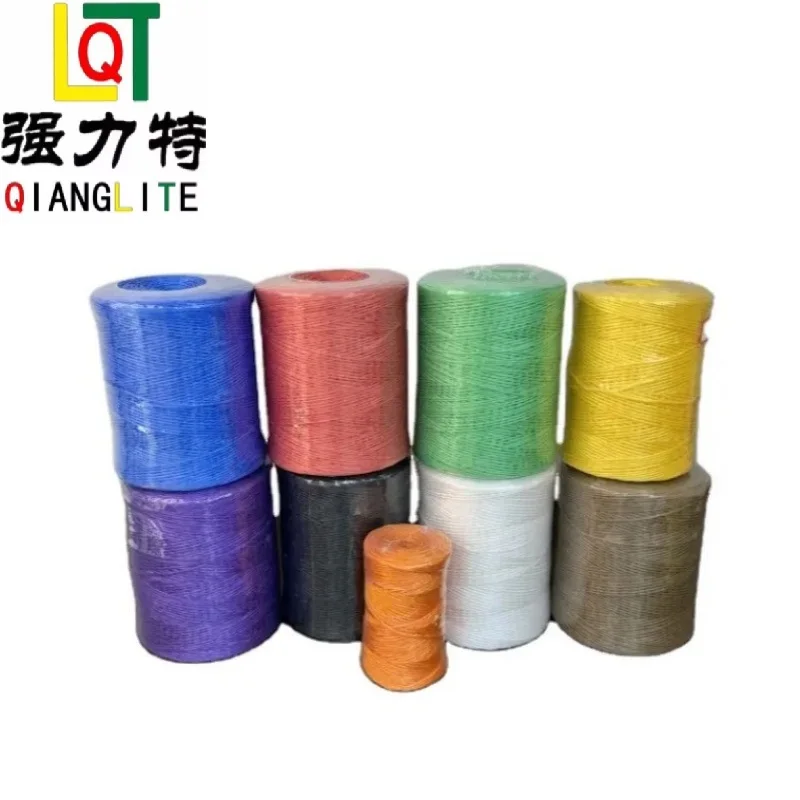 Factory Polypro PP Raffia Tomato Twine Yarn Black Red pink White with Customized Size Available Braided