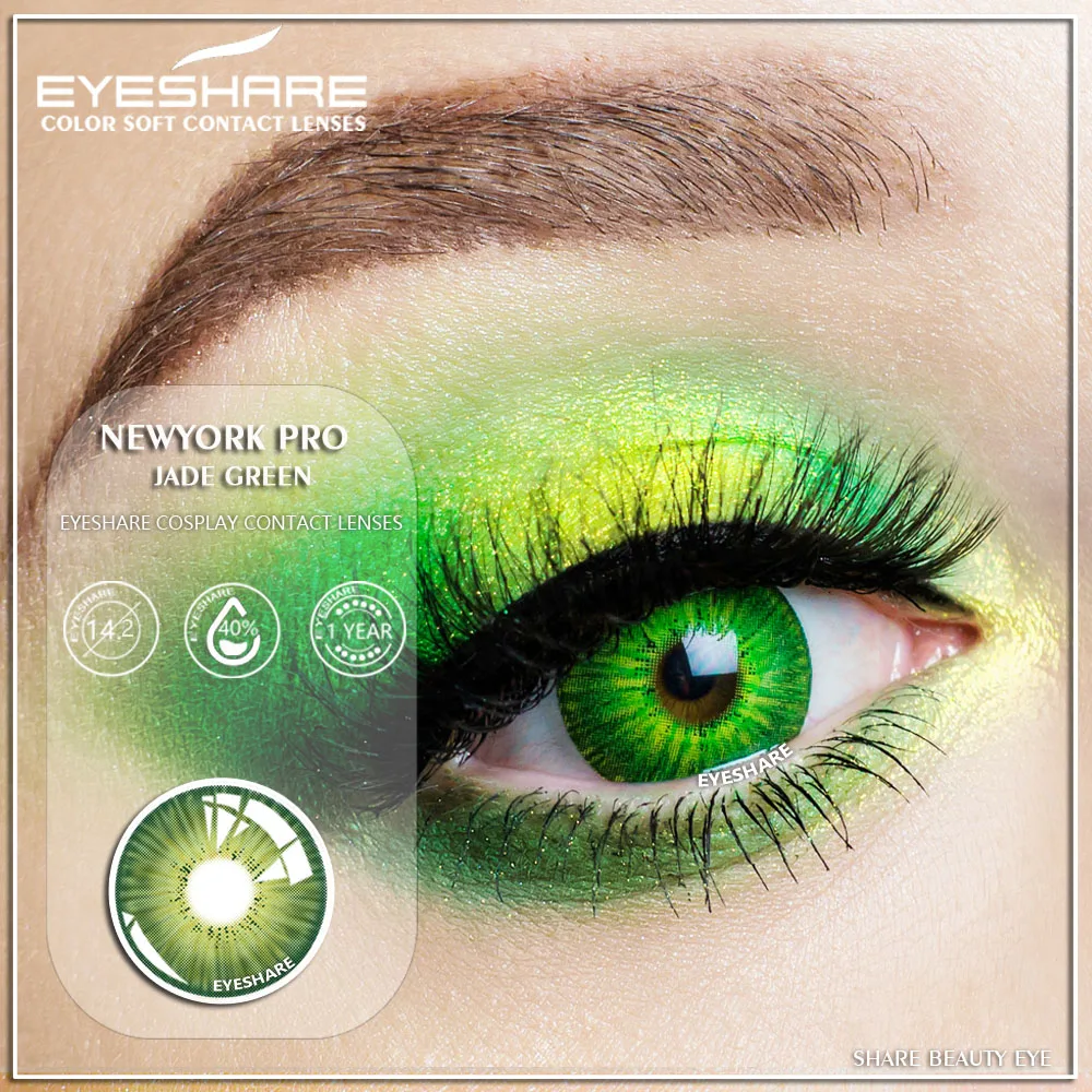 EYESHARE New arrival Custom Private Label 12 Color New York Pro Colors Eye Contacts Lenses