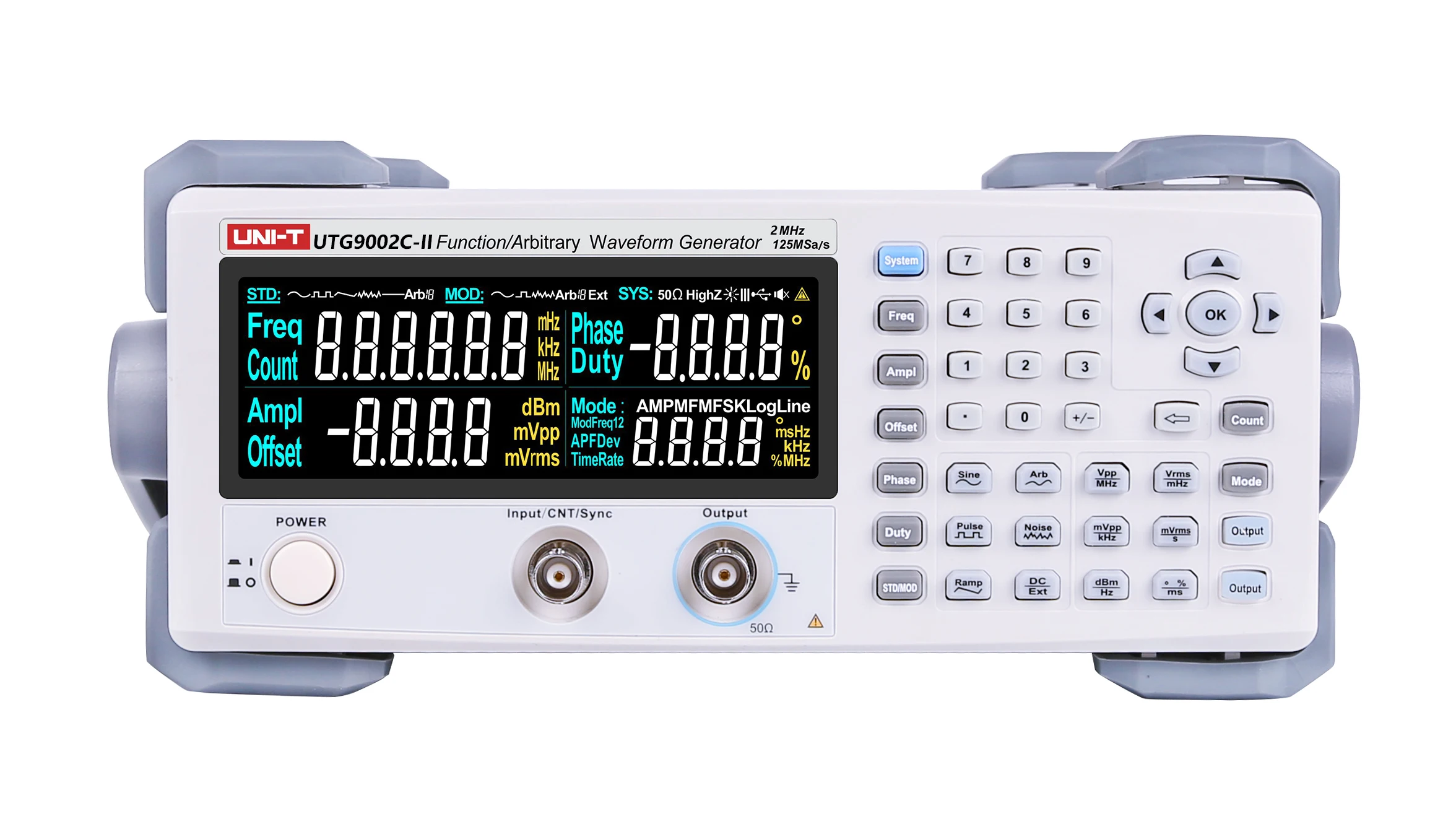 UNI-T UTG9002C-II UTG9002C-II single channel Waveform Generator  2MHz 5MHz With  20 Types Arbitrary Wave-form 14-bit Vertical Re