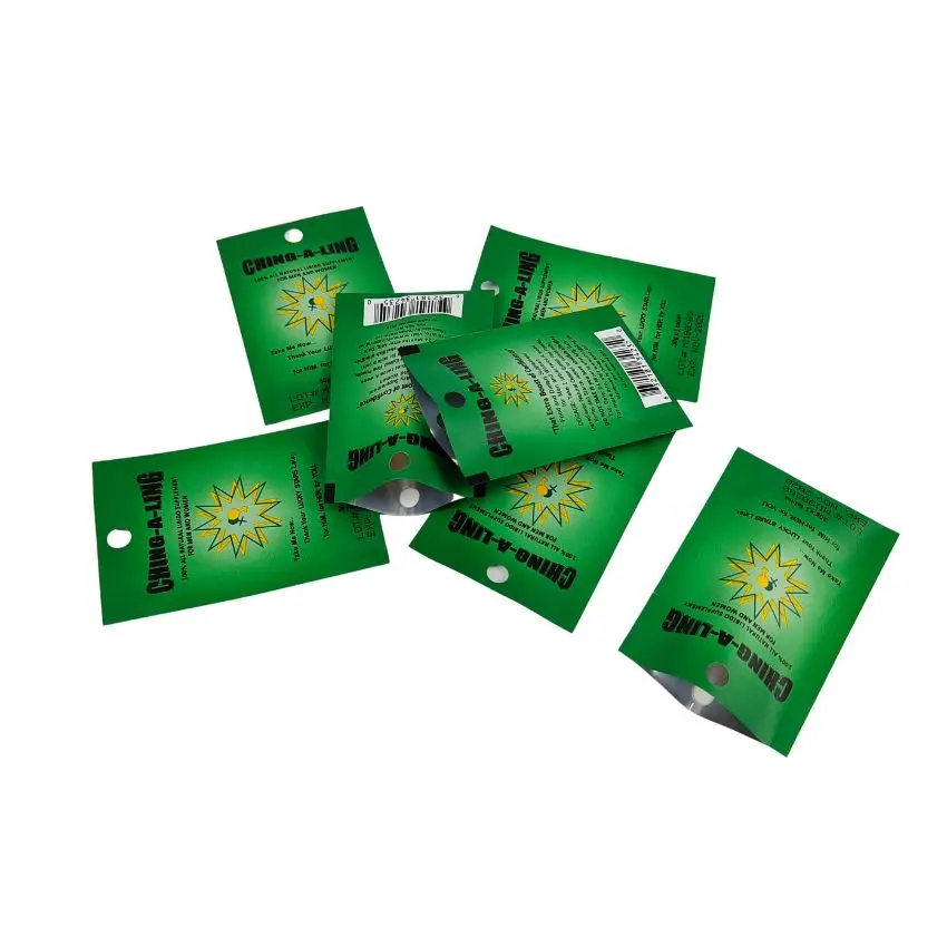 Изготовленный на заказ логотип 3-х боковых уплотнений небольшой пакетик для термосварки и пилюль пластиковый пакет майлара