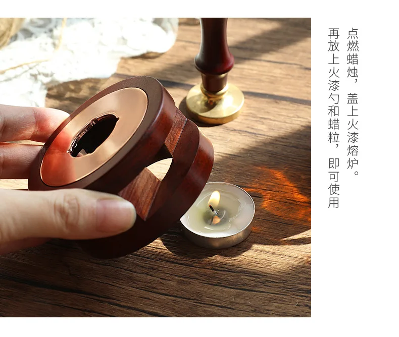 Небольшая плавильная печь для воска под заказ деревянная плавления лака набор аксессуаров уплотнения восковая пеллетная