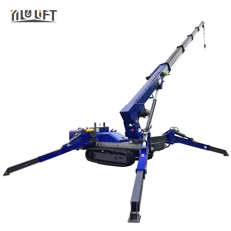 5ton 8ton 10ton Telescopic Boom Lifting Aerial Platform Construction Crane Lifting Materials