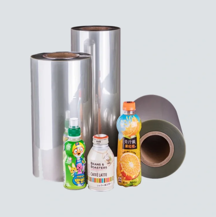 Factory Price High Transparent BOPP Heat-Seal Shrink Film 30/40/50/60 Mic Glossy Surface for Coffee Food Packaging Cigarette Use